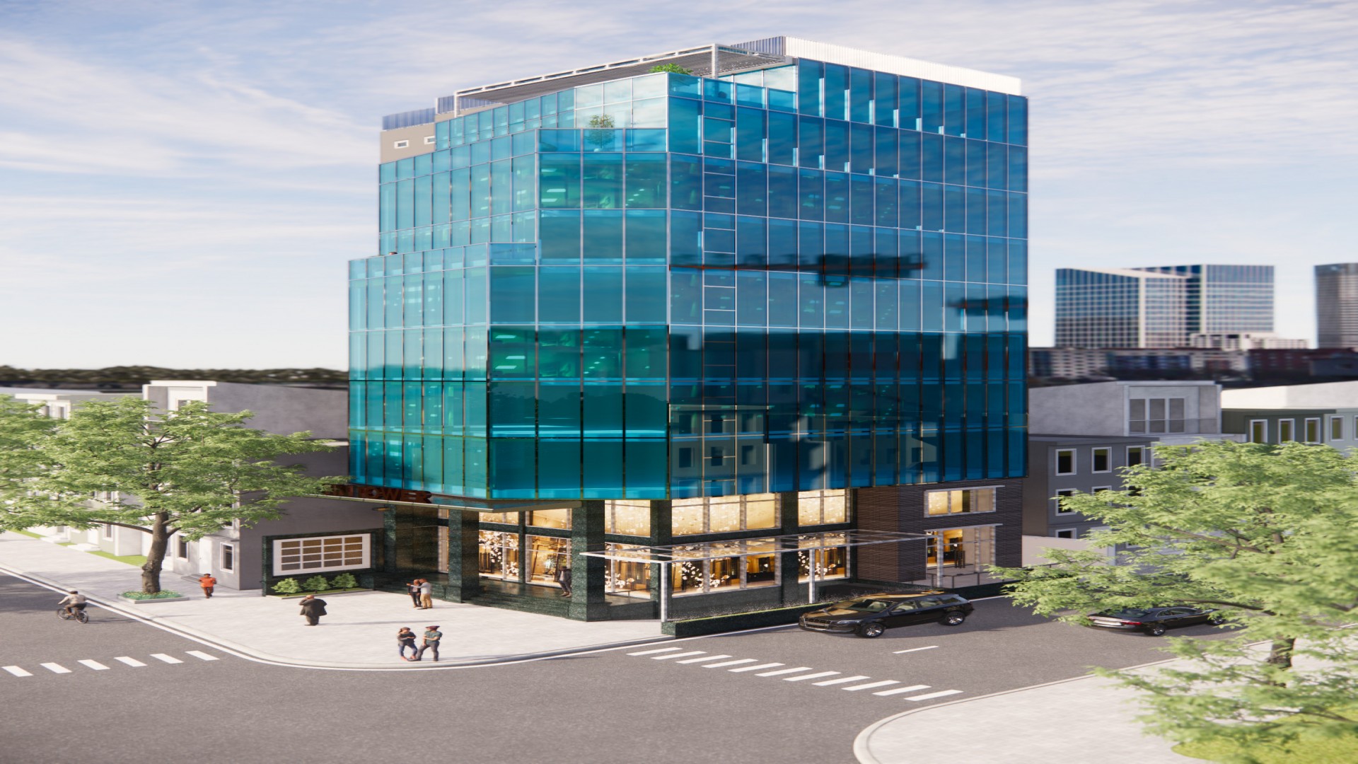 Cho Thuê Toà Nhà Góc 2 Mặt Tiền Đuờng Huỳnh Văn Bánh